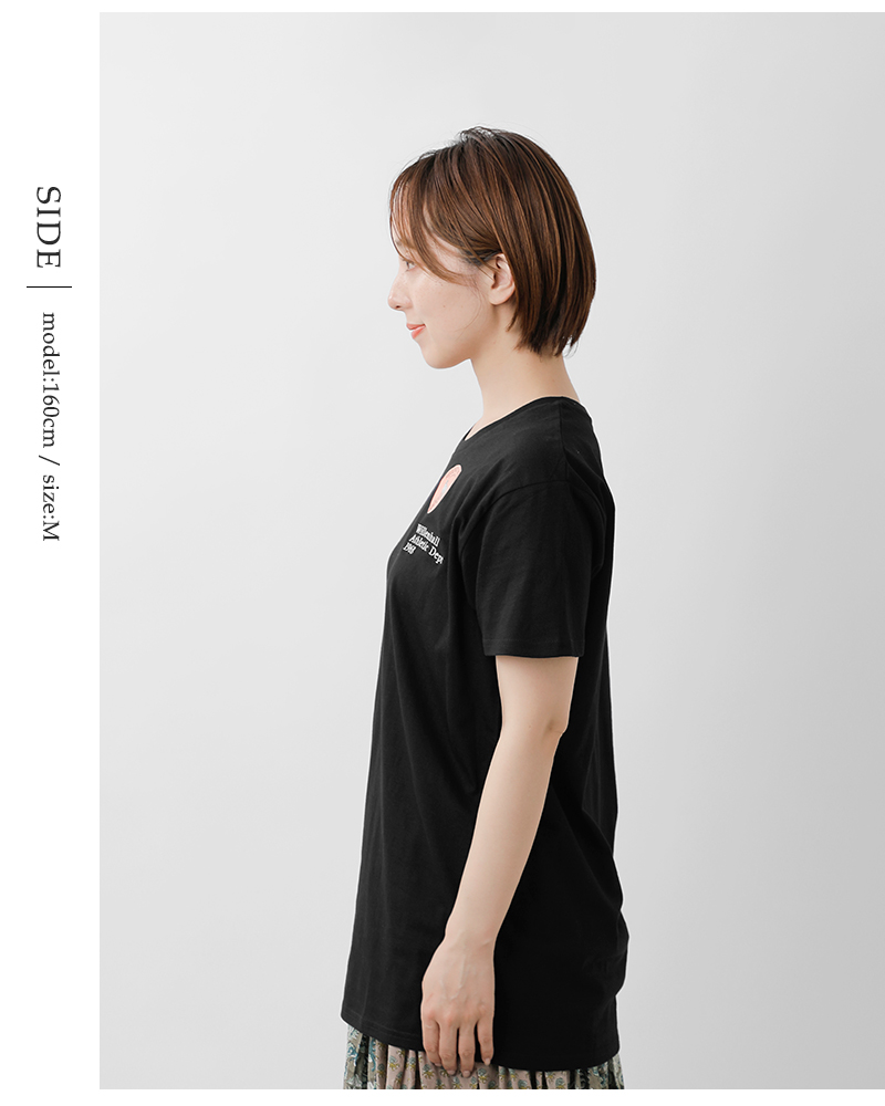 Regency Works(リージェンシーワークス)コットンクルーネックプリント半袖Tシャツ03981-emb