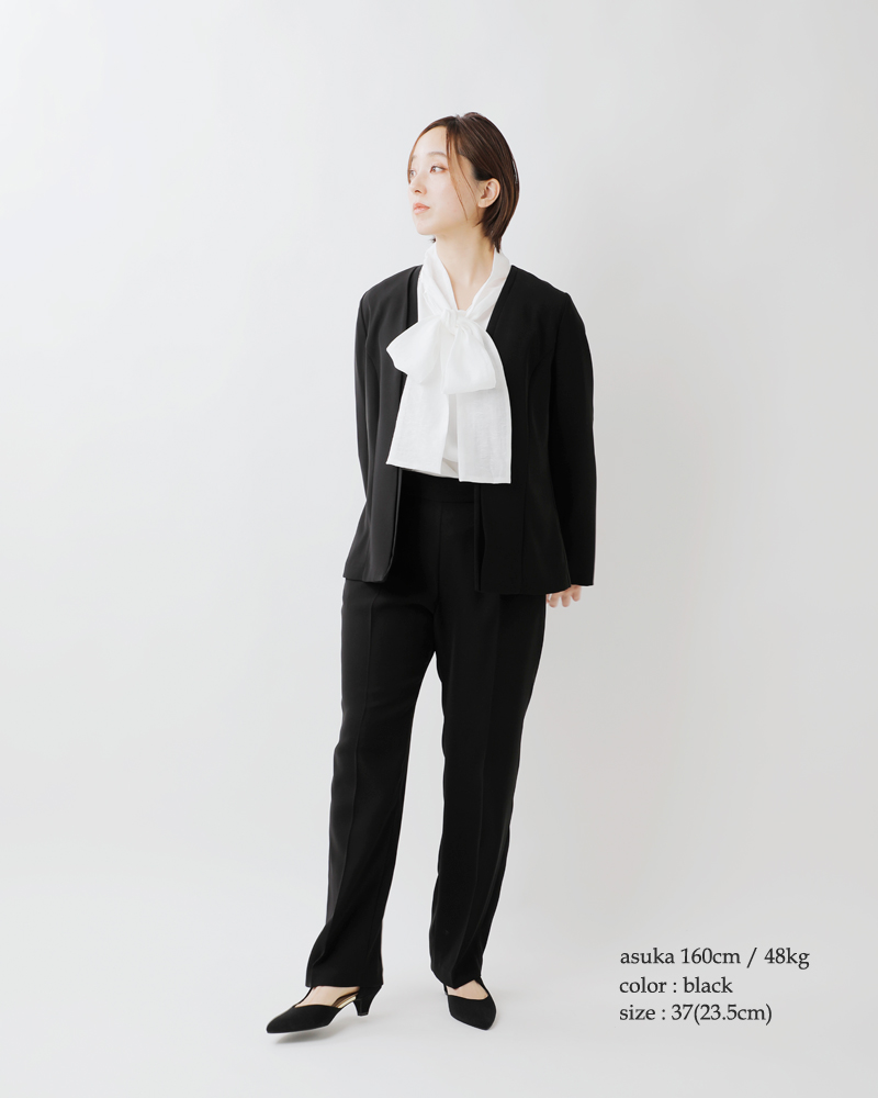 kaene(カエン)アシンメトリーストラップパンプス050018o