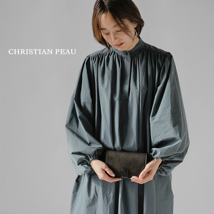 CHRISTIAN PEAU(クリスチャン・ポー・クリスチャンポー)ウレザーショルダーバッグ05128-1-cp-s