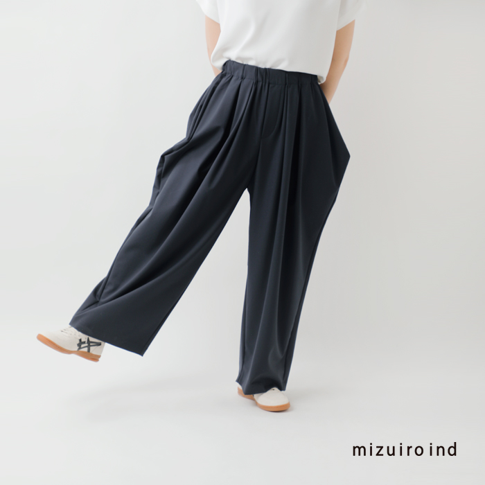 mizuiro ind ラップライクイージーパンツ | mizuiro