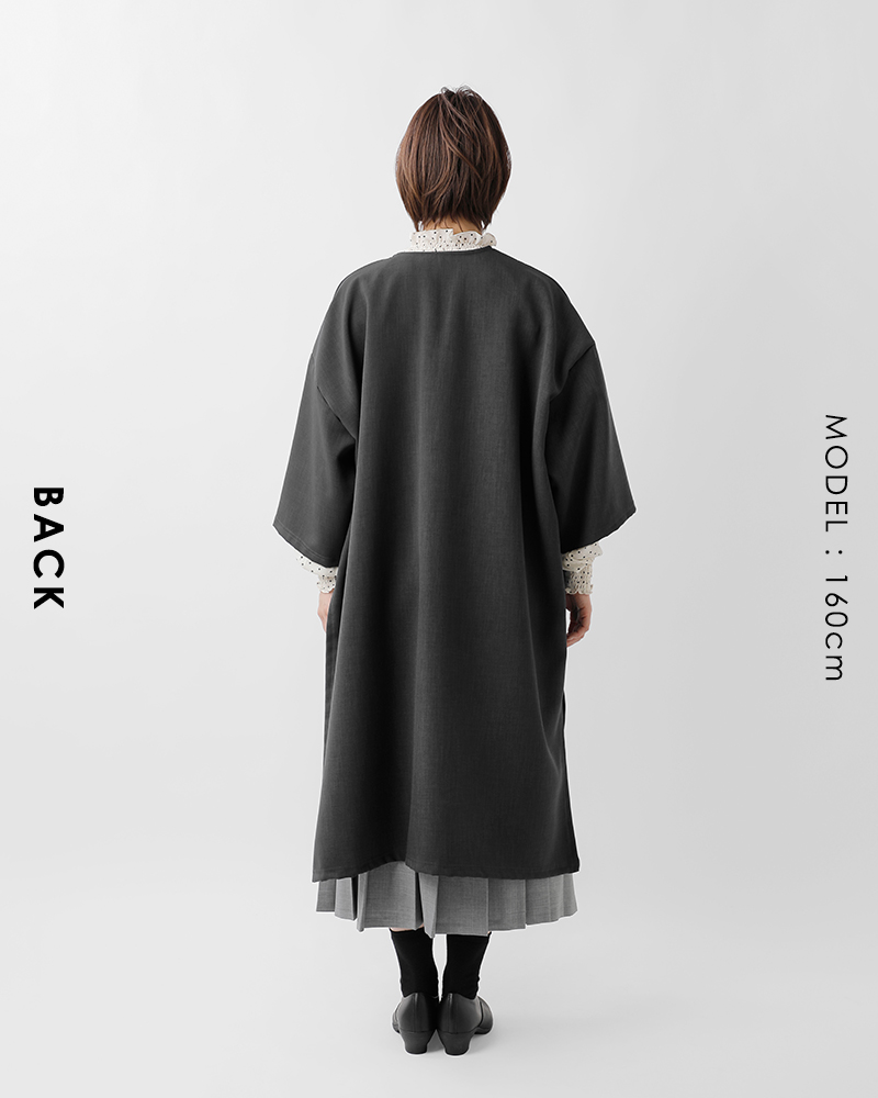 mizuiro ind ミズイロインド ダブルクロスウェザー ノーカラー