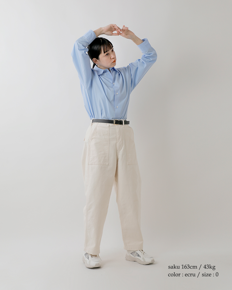 ordinaryfits(オーディナリーフィッツ)コットンバックサテンジェームスファティーグパンツ“JAMESFATIGUEBACKSATIN”101j-02