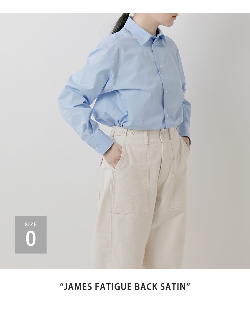 ordinaryfits(オーディナリーフィッツ)コットンバックサテンジェームスファティーグパンツ“JAMESFATIGUEBACKSATIN”101j-02