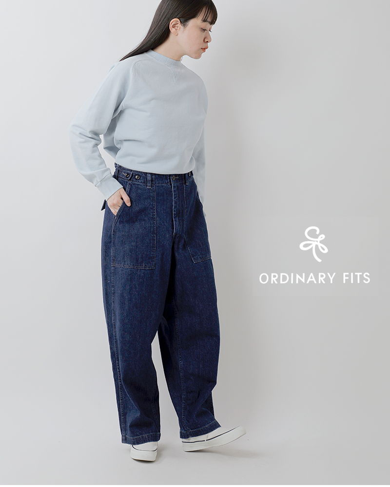 ordinaryfits(オーディナリーフィッツ)コットンジェームスファティーグデニムパンツ“JAMESFATIGUEDENIM”101jusd