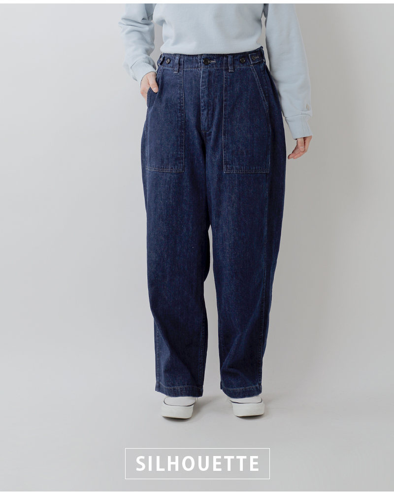 ordinaryfits(オーディナリーフィッツ)コットンジェームスファティーグデニムパンツ“JAMESFATIGUEDENIM”101jusd