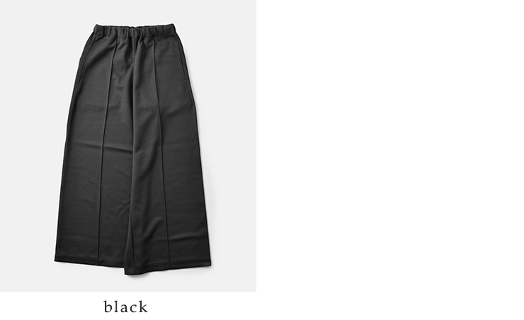 COGTHEBIGSMOKE(コグザビッグスモーク)ダブルエアーコットンブレンドジャージーワイドトラウザーパンツ“GENEVAWIDELEGTROUSERS”12601-204-722-1