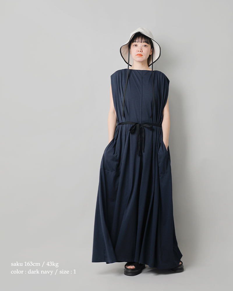 COGTHEBIGSMOKE(コグザビッグスモーク)リサイクルジャージーボリュームジャンプスーツ“AMBERJUMP-SUIT”12701-346-118-1