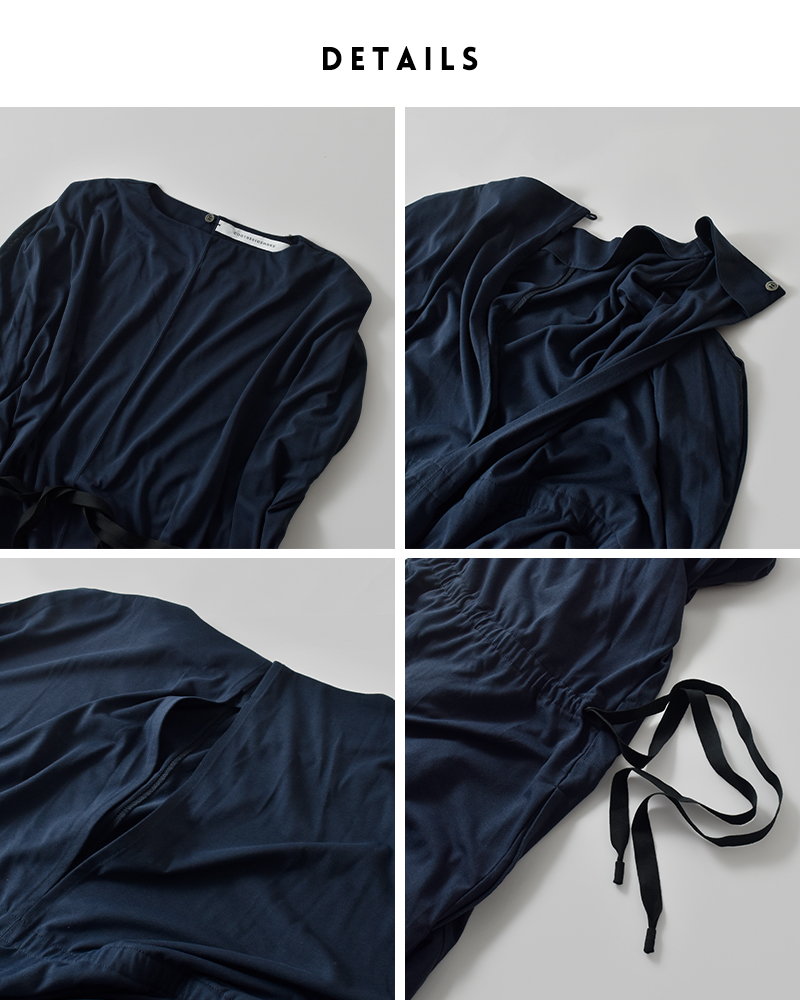 COGTHEBIGSMOKE(コグザビッグスモーク)リサイクルジャージーボリュームジャンプスーツ“AMBERJUMP-SUIT”12701-346-118-1