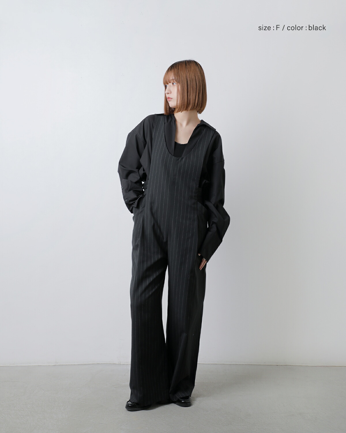 CREDONA(クレドナ)オーガニックコットンドロップショルダースキッパーシャツ“THECSKIPPERSHIRTS”1424510004-0