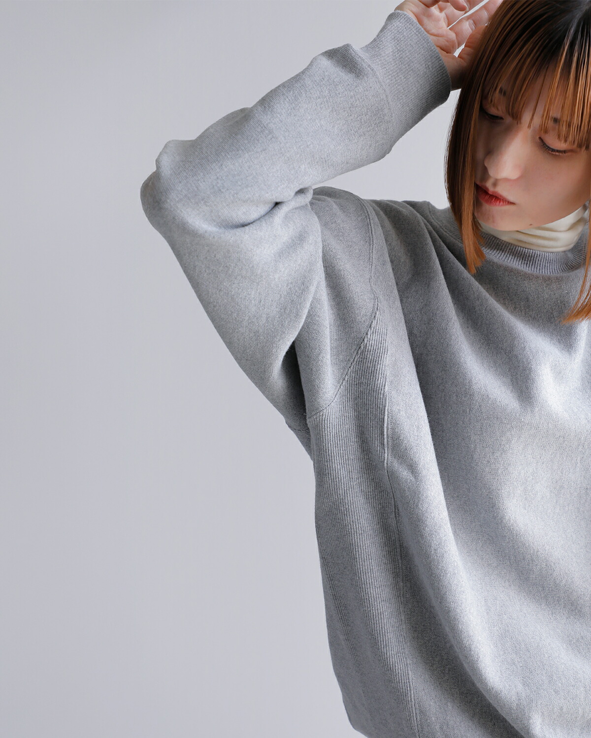 CREDONA(クレドナ)オーガニックコットンポイントスウェットシャツ“THECPOINTSWEATSHIRTS”1424512006