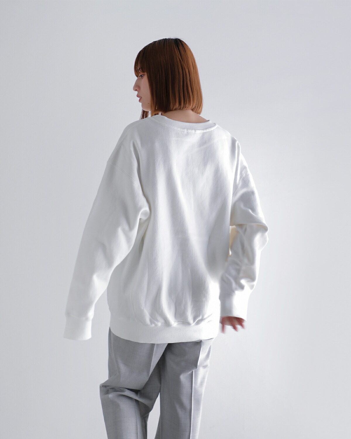 CREDONA(クレドナ)オーガニックコットンポイントスウェットシャツ“THECPOINTSWEATSHIRTS”1424512006