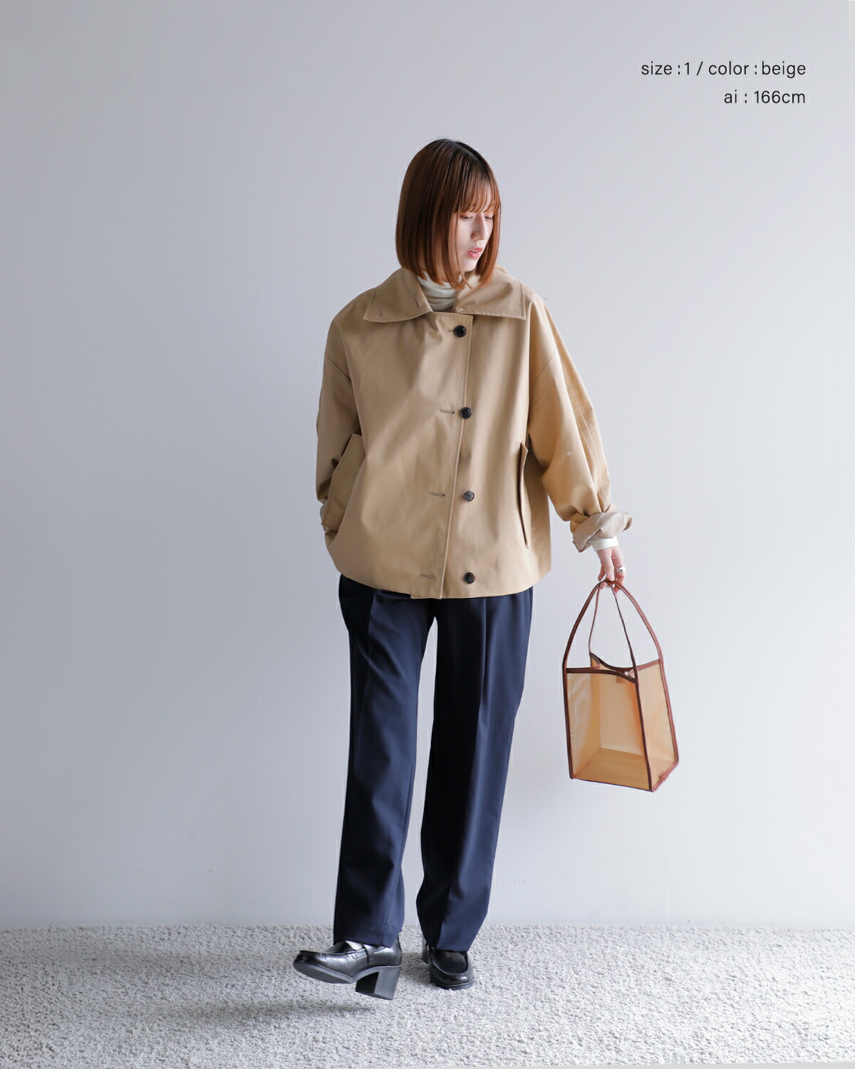 CREDONA クレドナ 60/2 コットン ギャバジン ショート ペンネ CREDONA クレドナ 60/2 コットン ギャバジン ショート ペンネ