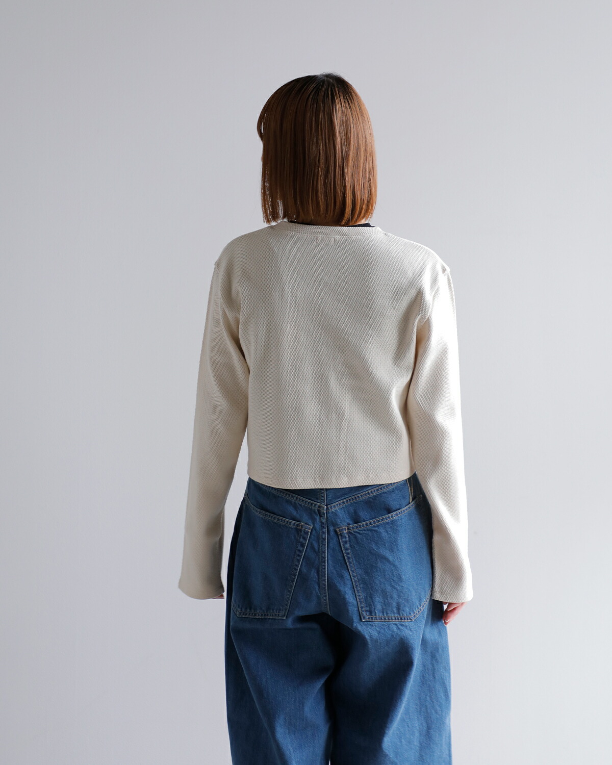 CREDONA(クレドナ)コットンハニカムセントラルサーマルカーディガン“CENTRALTHERMALCARDIGAN”1425112102-0