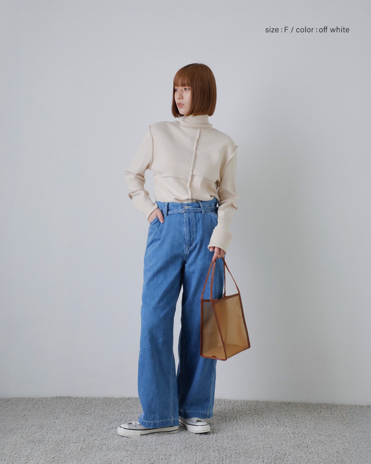 CREDONA(クレドナ)2wayヴィンテージリブダブルファスナーサーマルトップス “TERRA RIB 2WAY ZIP THERMAL” 1425112133-0