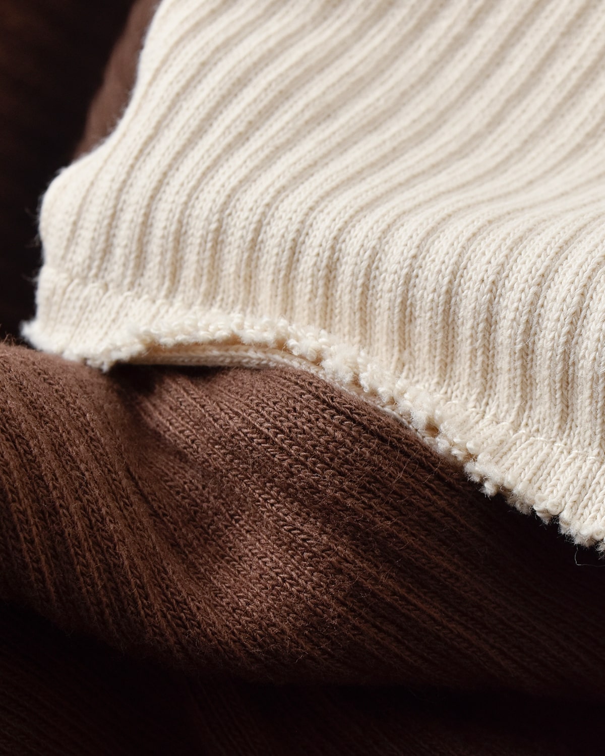 CREDONA(クレドナ)2wayヴィンテージリブダブルファスナーサーマルトップス “TERRA RIB 2WAY ZIP THERMAL” 1425112133-0