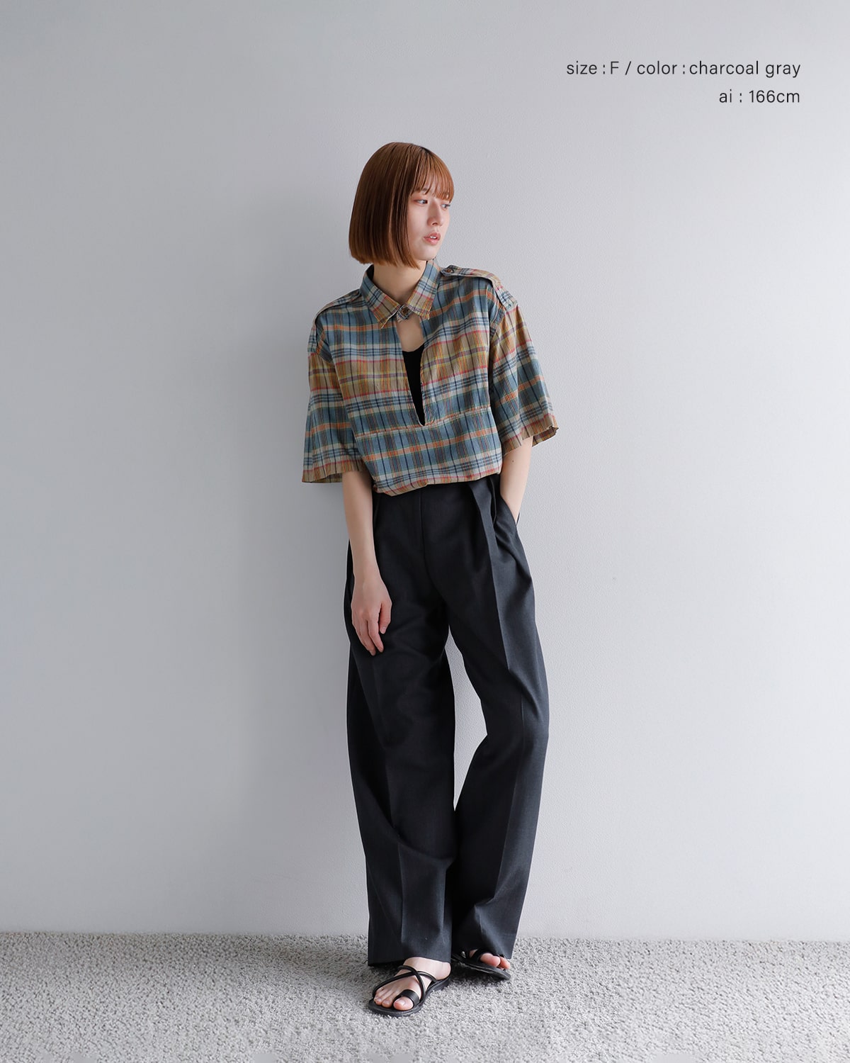 CREDONA クレドナ ウール スラックス イチグン パンツ “THE C