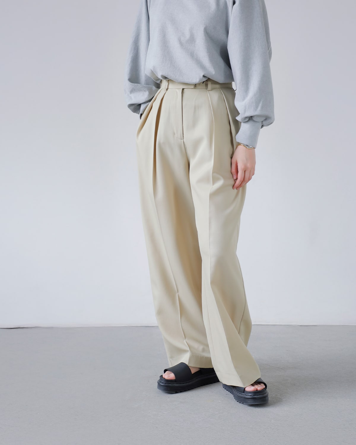 CREDONA(クレドナ)ウールスラックスイチグンパンツ “THE C ICHIGUN PANTS” 1425120111