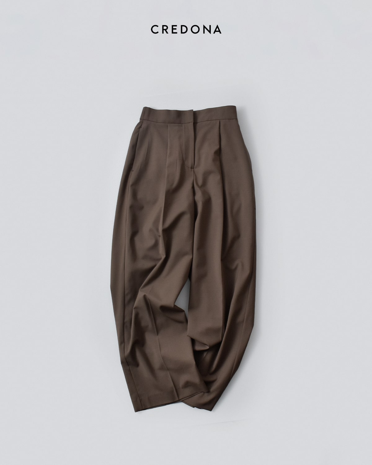 CREDONA(クレドナ)4wayストレッチ サマーウール トロピカル スウェイ スカーフ パンツ “SWAY SCARF PANTS”1425120137-0