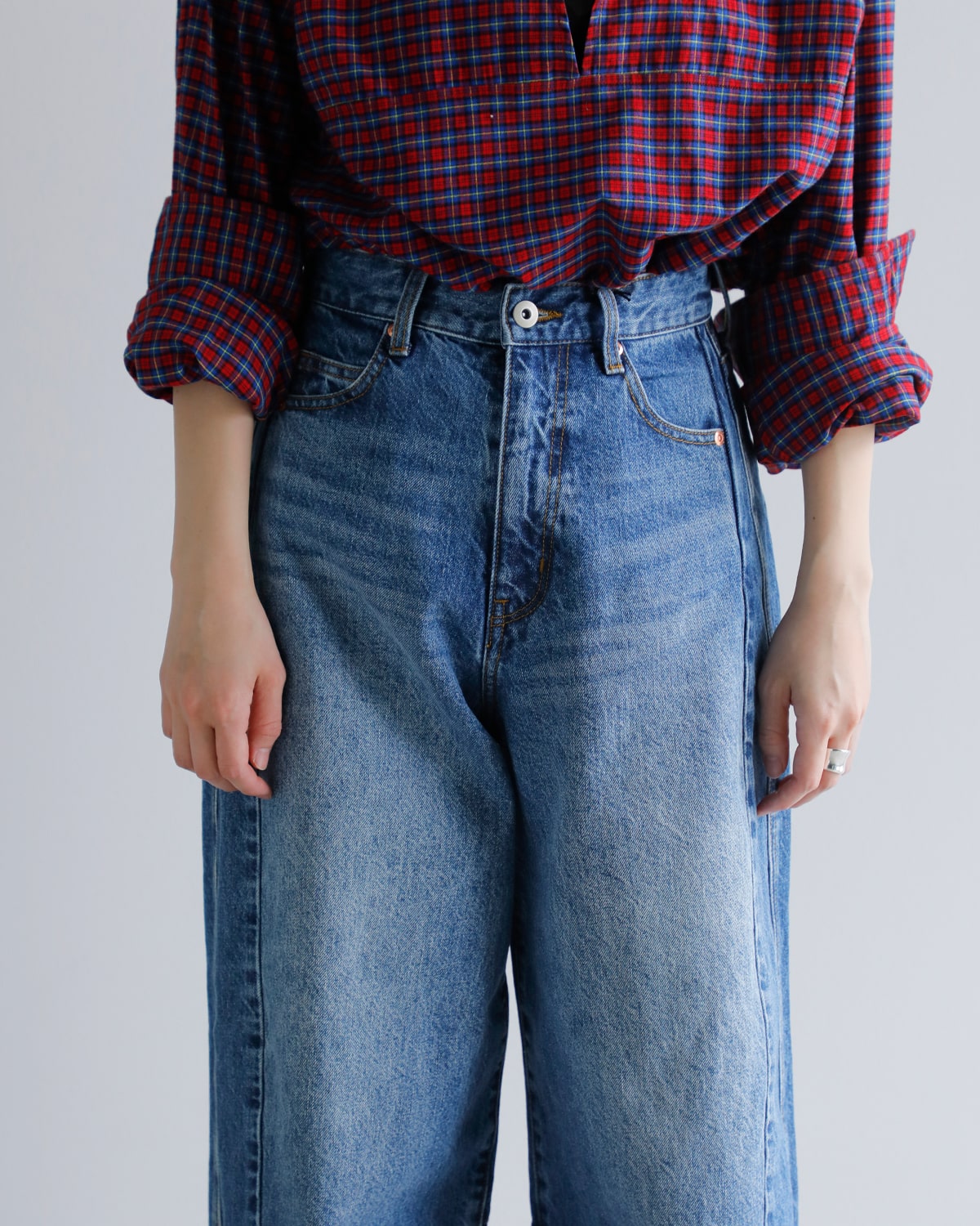 CREDONA(クレドナ)ワイドビートルデニムパンツ “WIDE BEETLE DENIM PANTS” 1425220126-0