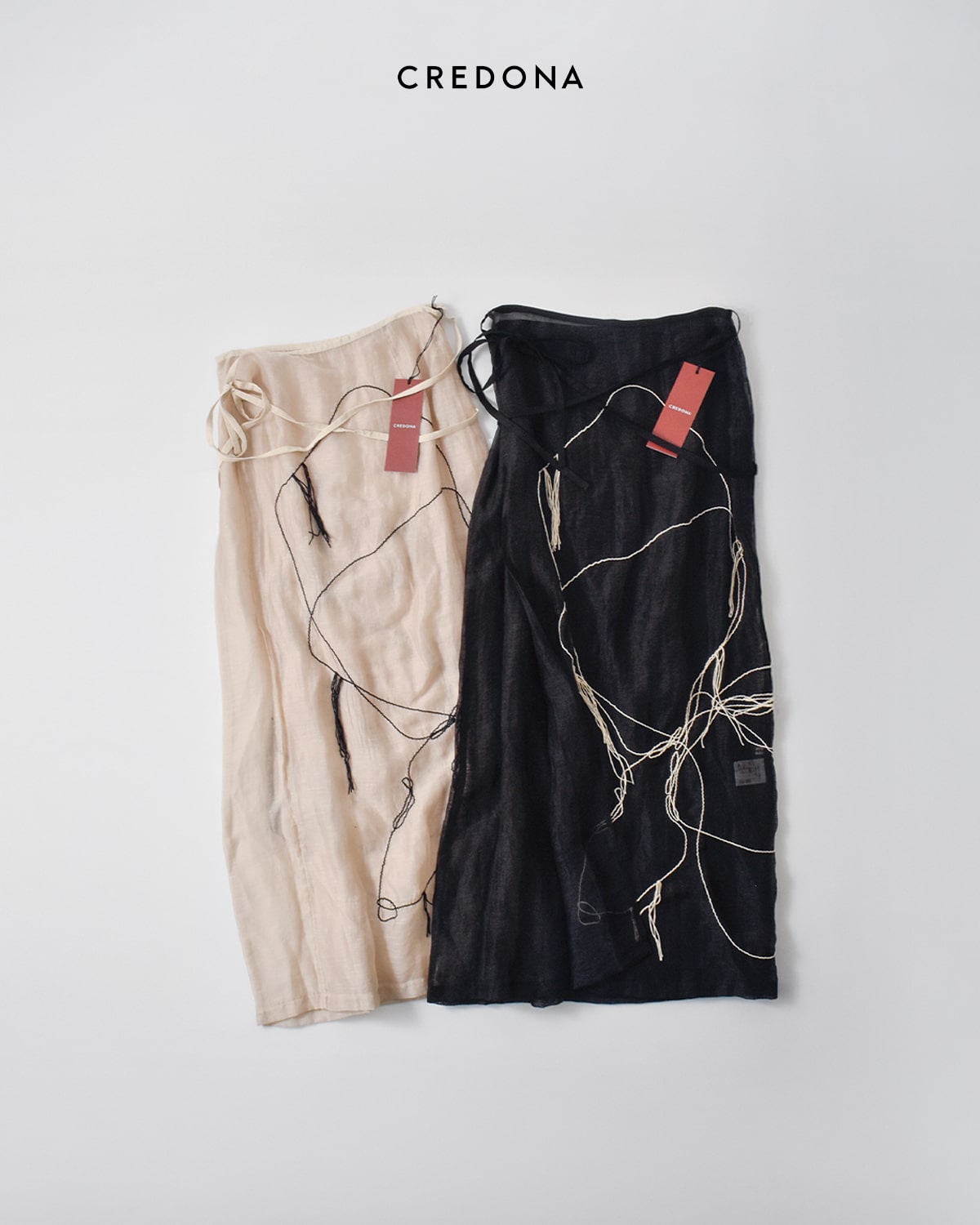 ART EMBROIDERY WRAP SKIRT/アートエンブロイダリーラップ