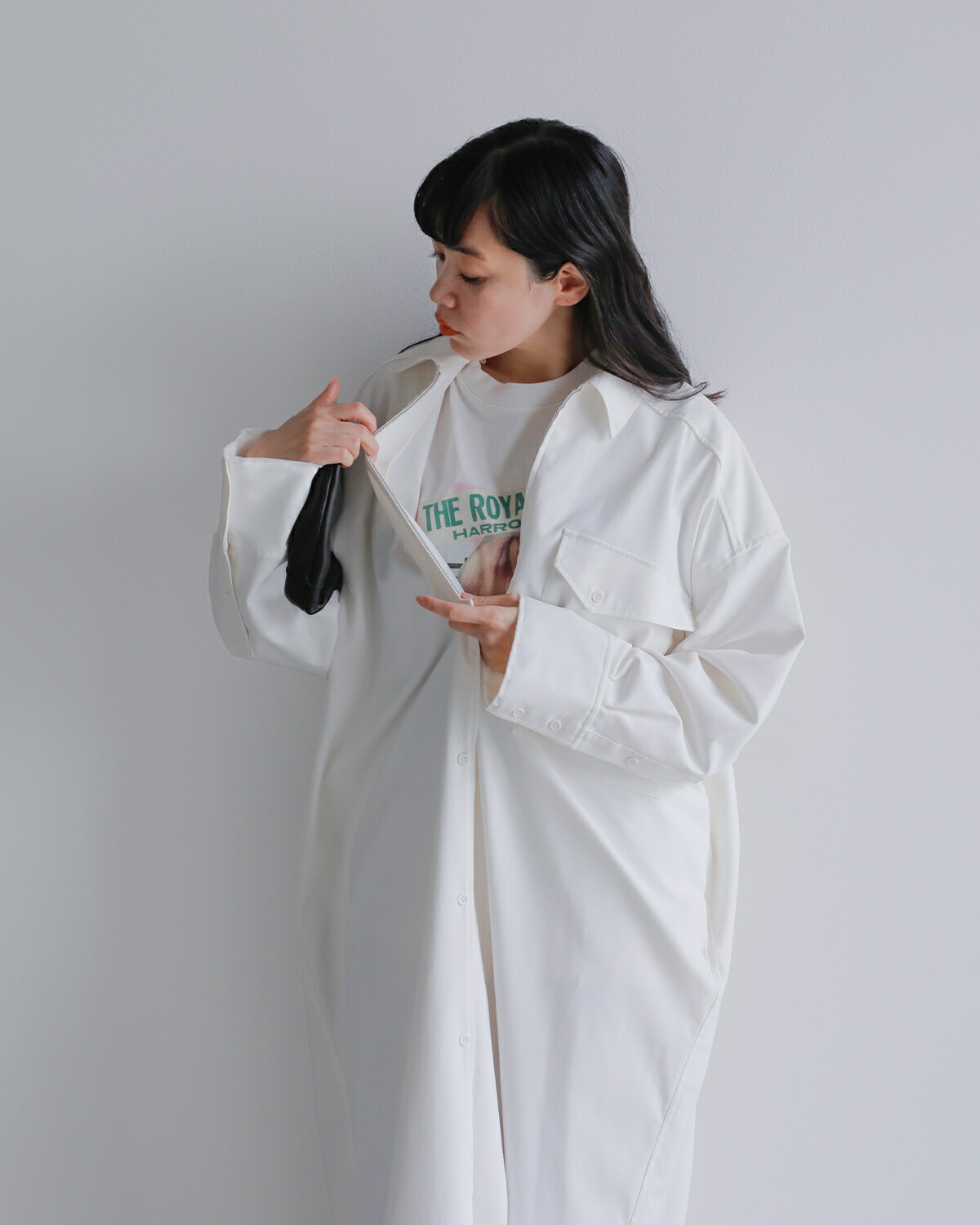 CREDONA(クレドナ)オックスフォードシャツドレス “OXFORD SHIRT DRESS” 1425230118-0