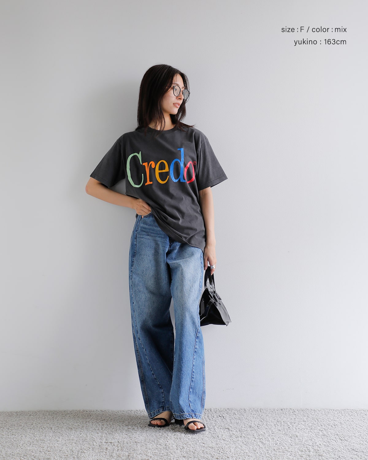 CREDONA(クレドナ)オーガニックコットンプリントパーマネントTシャツ “PARMANENT TEE” 14253122