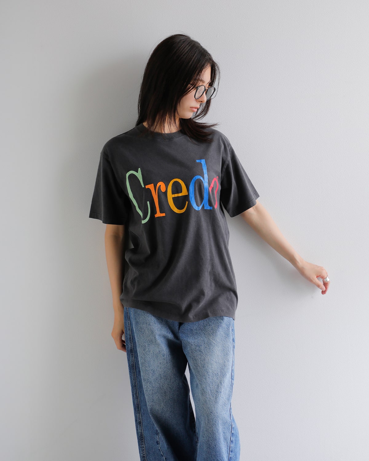 CREDONA(クレドナ)オーガニックコットンプリントパーマネントTシャツ “PARMANENT TEE” 14253122