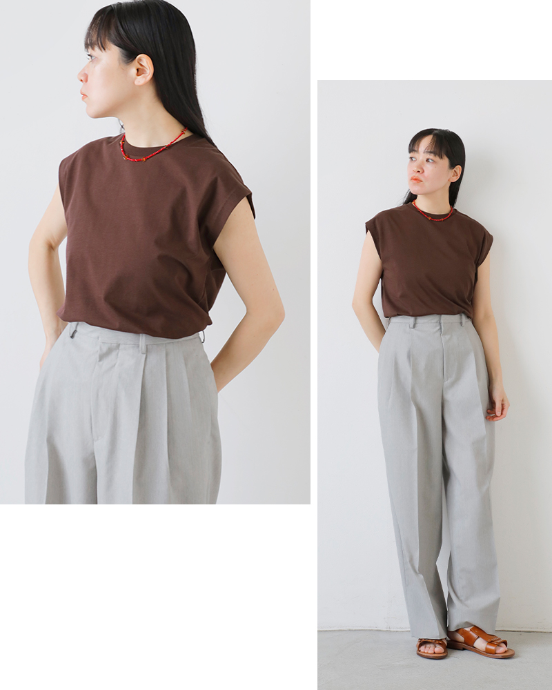 YLEVE(イレーヴ)オーガニックコットンバイオフレンチスリーブプルオーバー“ORGANICCOTTONBION/S”168-5166087