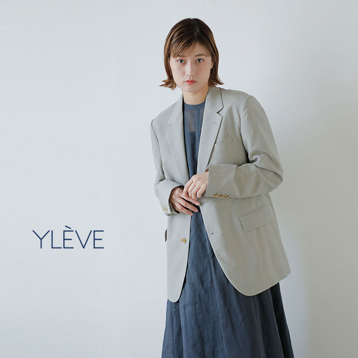 YLEVE(イレーヴ)ウールシャンブレージャケット“WOOLCHAMBRAYJK”16851-20034