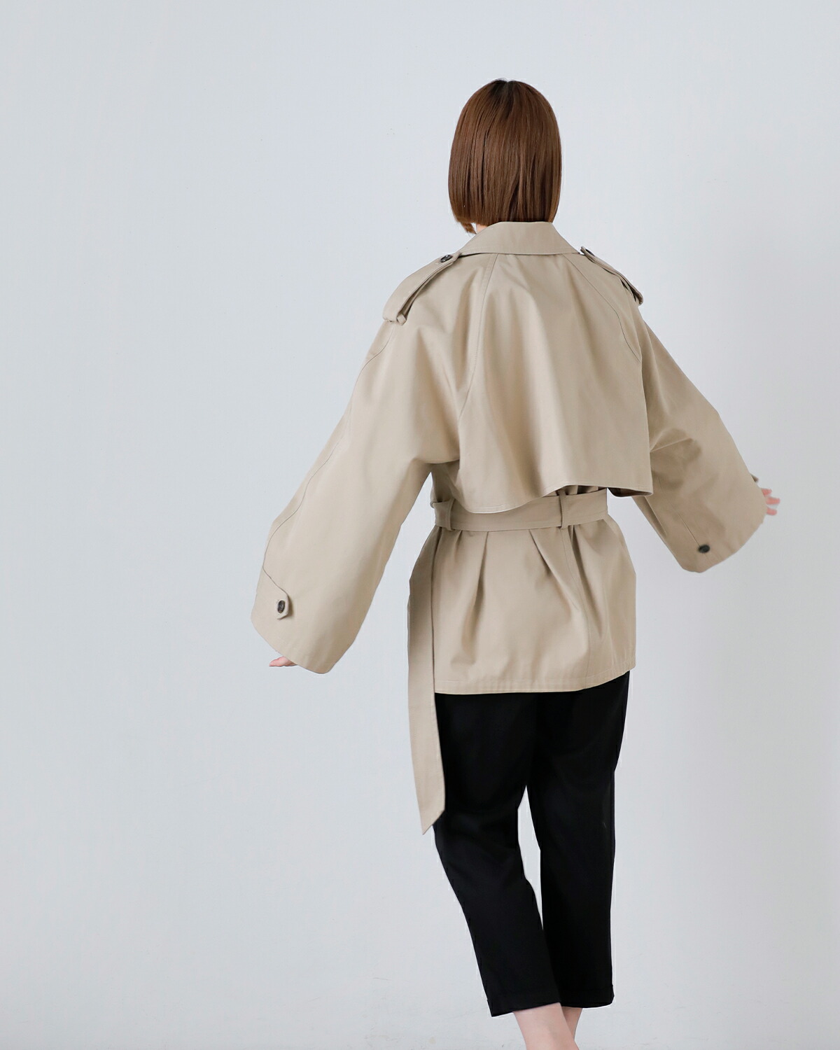 SuzuHirose × CLANE MIX COLOR OVER COAT 広瀬すず オーバー