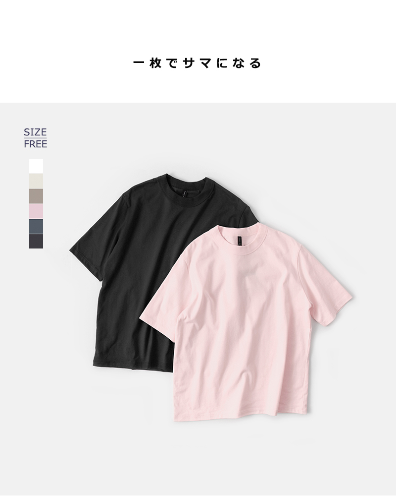 TRAVAIL MANUEL(トラバイユマニュアル)コットンクラシック天竺ノームTシャツ2021-same1
