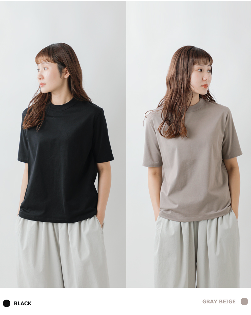 TRAVAIL MANUEL(トラバイユマニュアル)コットンクラシック天竺ノームTシャツ2021-same1