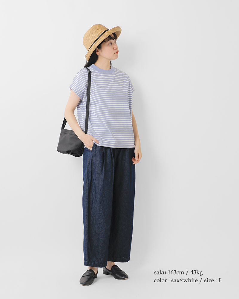 hebe.bocho☆新品TRAVAIL MANUEL コットンミディ天竺 hebe.bocho様専用☆新品TRAVAIL MANUEL コットンミディ天竺
