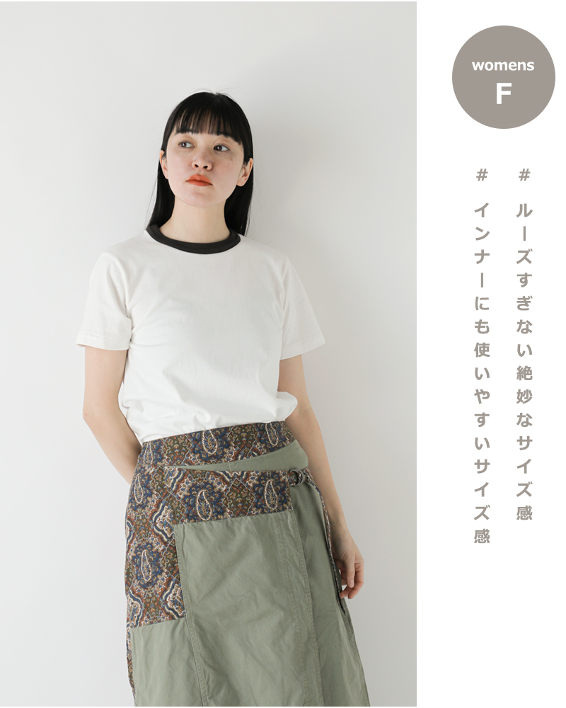 Healthknit(ヘルスニット)コットントンプキンスジャージークルーネック半袖Tシャツ214