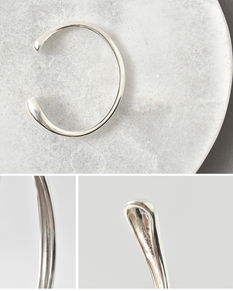 JAMIRAY(ジャミレイ)ワインディングシルバーバングル“WINDINGBANGLE2SV”244-270108
