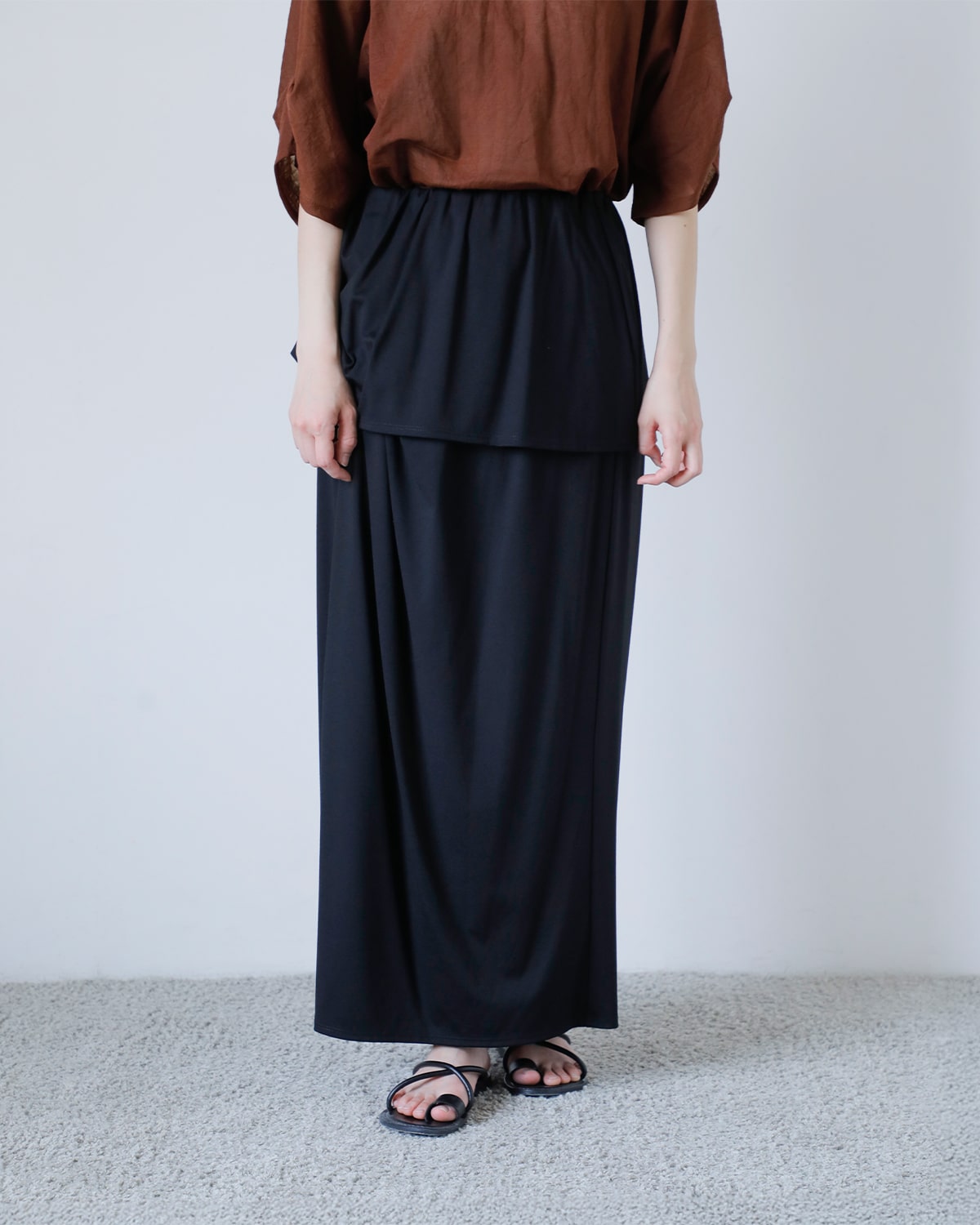 CHIGNON シニヨン アシメ レイヤード カット スカート 2552 CHIGNON シニヨン アシメ レイヤード カット スカート 2552