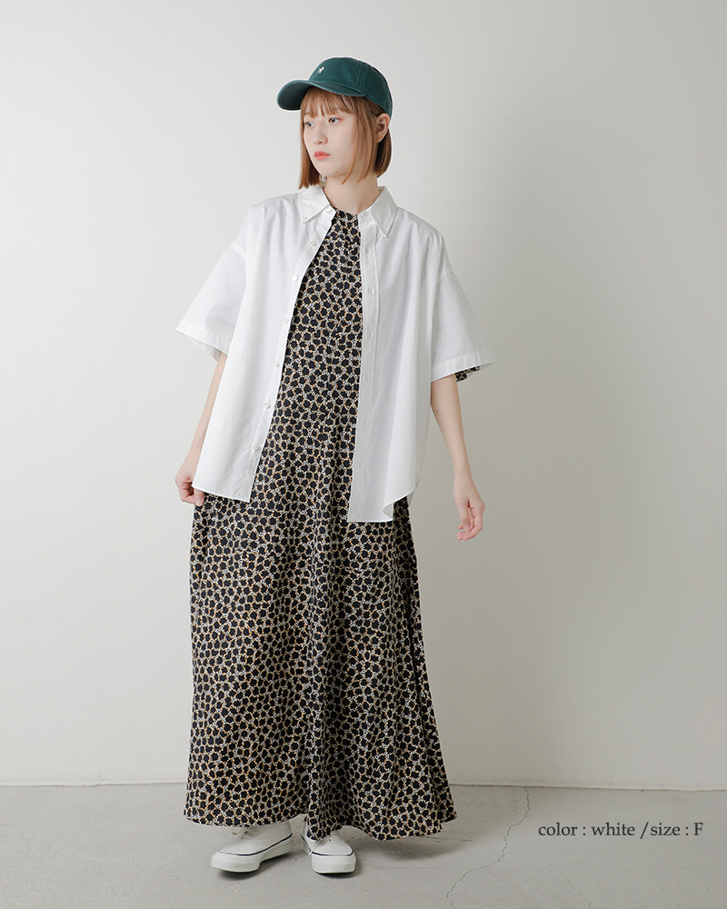 Shinzone(シンゾーン)コットンハーフスリーブダディシャツ“HALFSLEEVESDADDYSHIRT”25mmsbl06