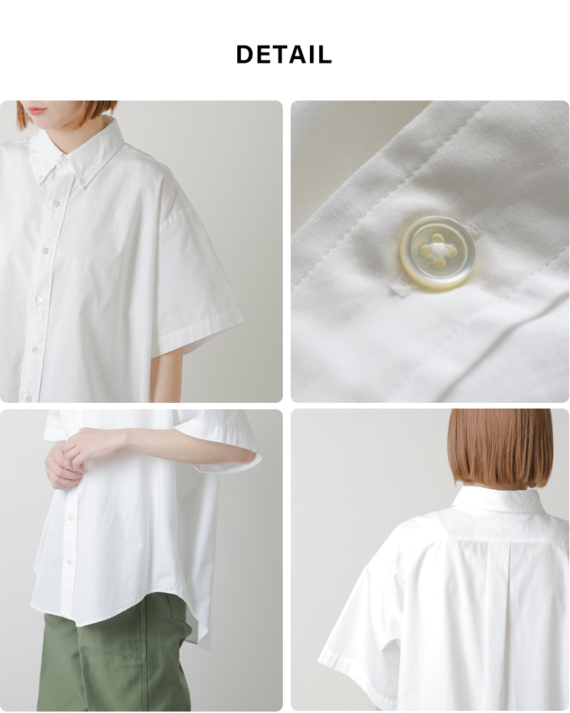 Shinzone(シンゾーン)コットンハーフスリーブダディシャツ“HALFSLEEVESDADDYSHIRT”25mmsbl06