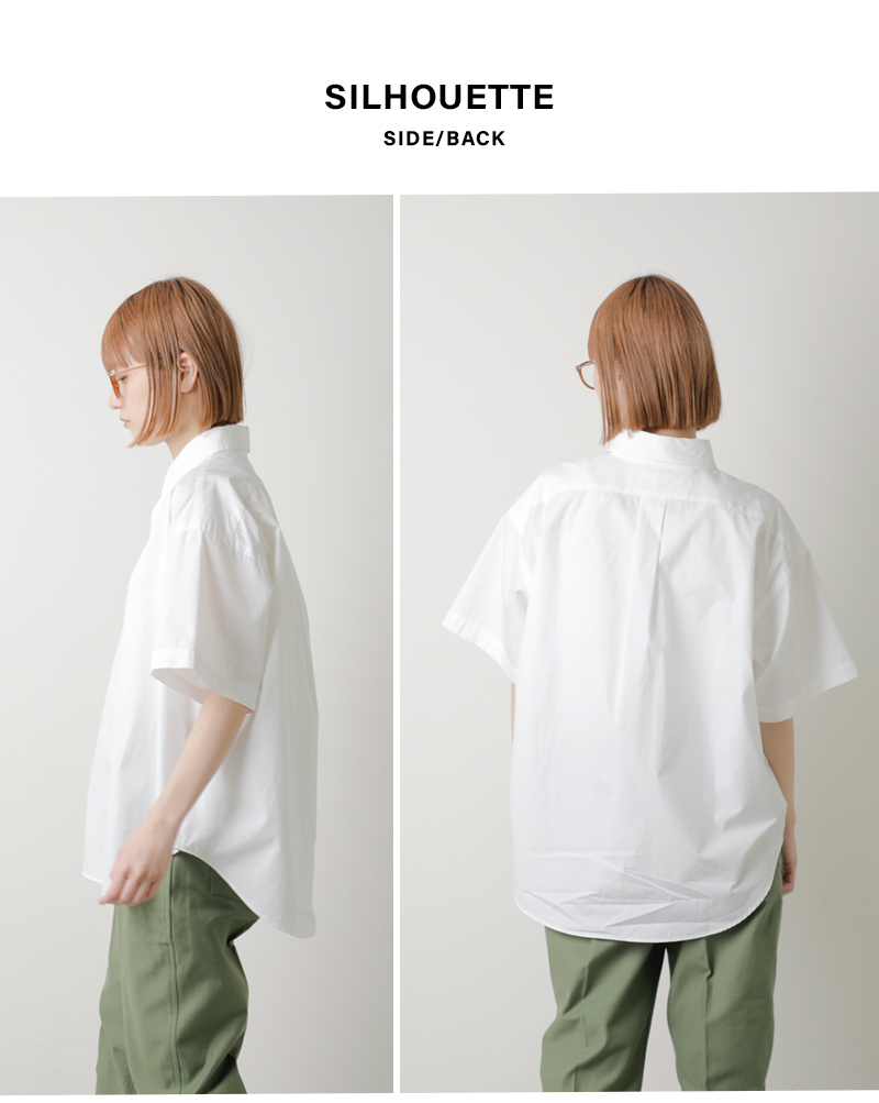 Shinzone(シンゾーン)コットンハーフスリーブダディシャツ“HALFSLEEVESDADDYSHIRT”25mmsbl06