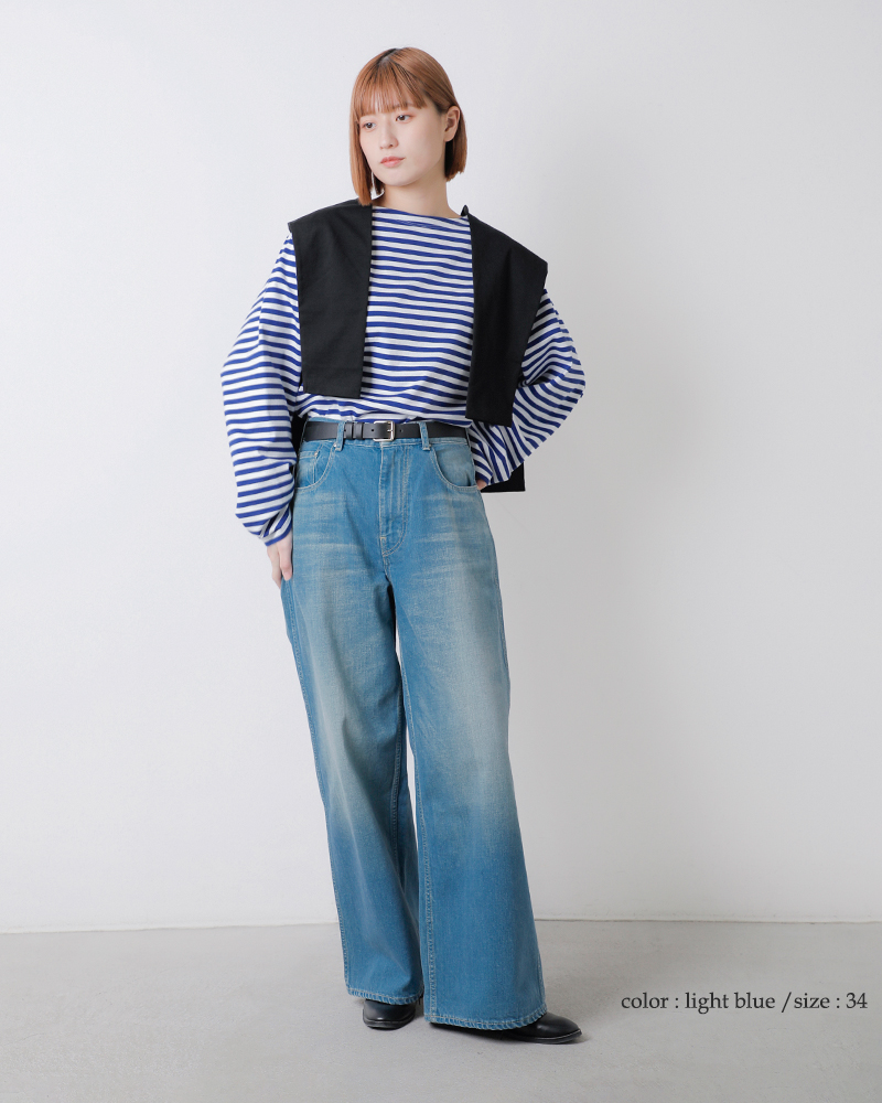 Shinzone(シンゾーン)ロビンソンワイドデニムパンツ“ROBINSONDENIMPANTS”25mmspa07