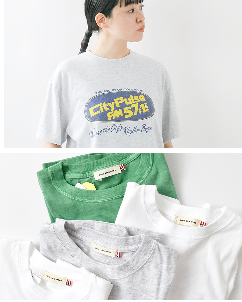 GOOD ROCK SPEED(グッドロックスピード)コットンロゴプリントTシャツ25org104w-5w-6w-7w