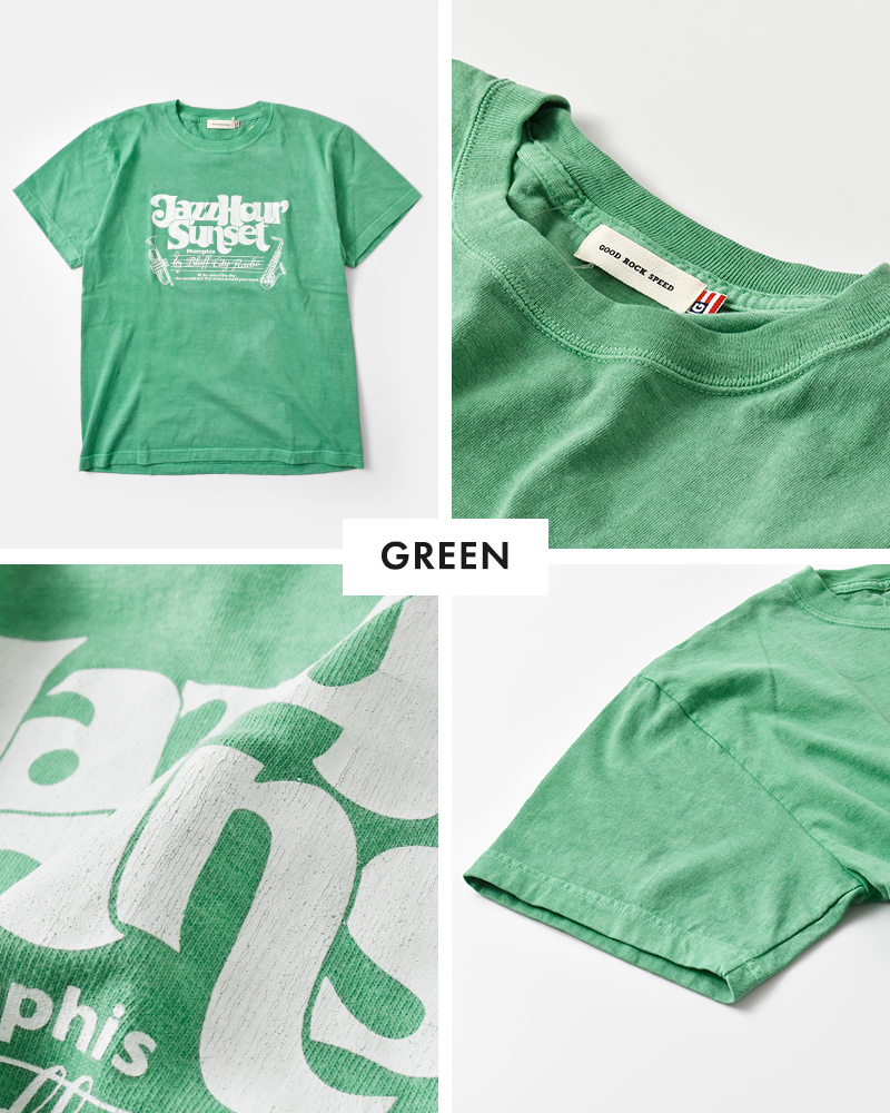 GOOD ROCK SPEED(グッドロックスピード)コットンロゴプリントTシャツ25org104w-5w-6w-7w