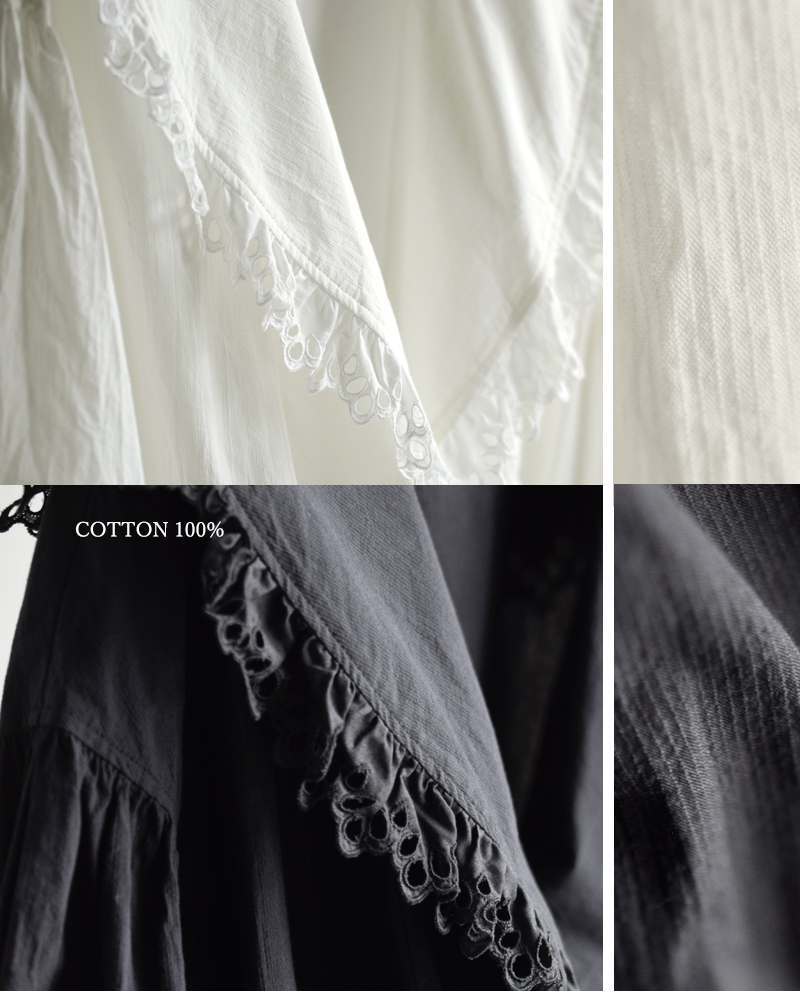 Shinzone(シンゾーン)コットンレースカシュクールブラウス“CACHECOUERBLOUSE”25smsbl02