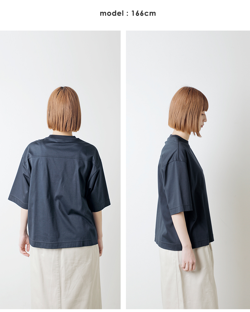Shinzone(シンゾーン)コットンハーフスリーブスマートTシャツ“HALFSLEEVESMARTTEE”25smscu07