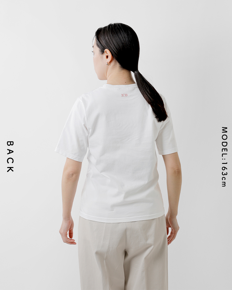 Shinzone(シンゾーン)コットングラフィックプリントTシャツ“CABINTELEPHONIQUETEE”25smscu15