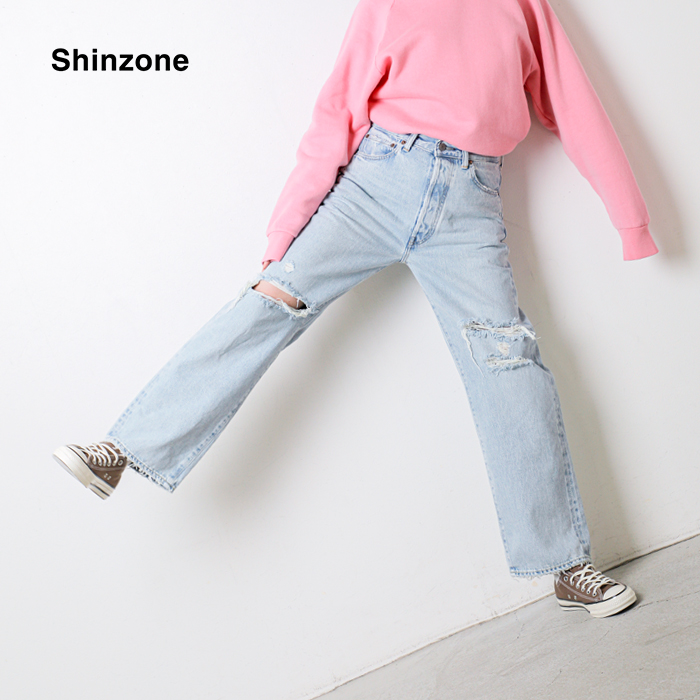 Shinzone(シンゾーン)ニューヨーカーダメージデニムパンツ“NEWYORKERDENIMPANTS/DAMAGED”25smspa06