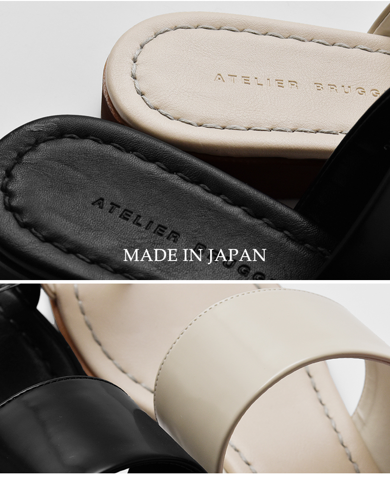 atelier brugge(アトリエブルージュ)メタルモチーフトングサンダル25sn-3
