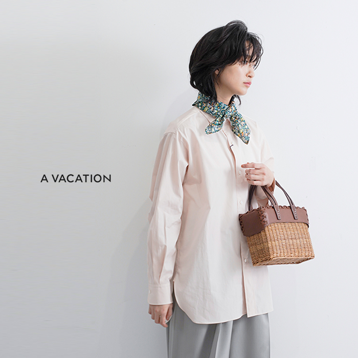 A VACATION ア ヴァケーション ラタン ハンド バッグ S “RATTAN