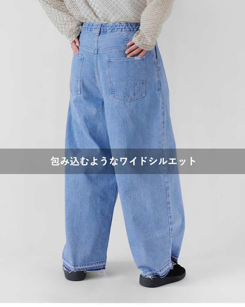 ARTE POVERA(アルテポーヴェラ)デニム2タックワイドカットオフパンツ25su73