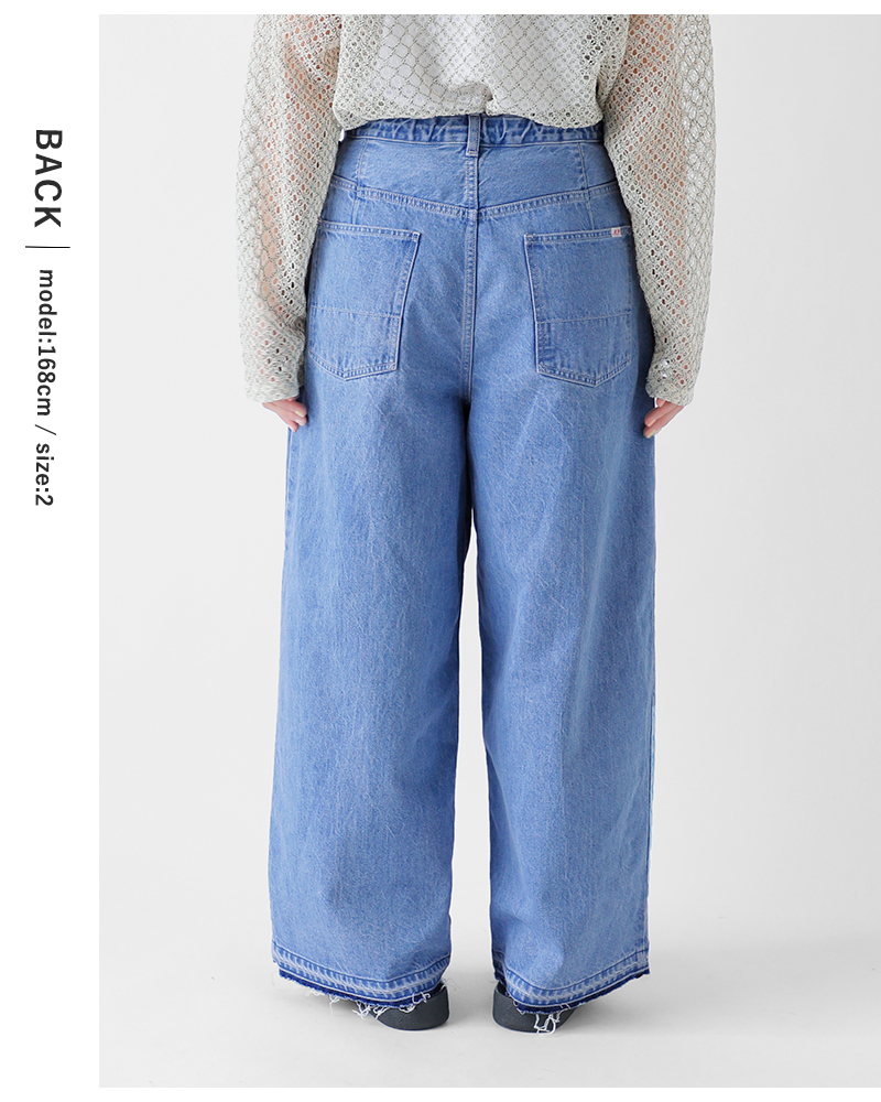 ARTE POVERA(アルテポーヴェラ)デニム2タックワイドカットオフパンツ25su73